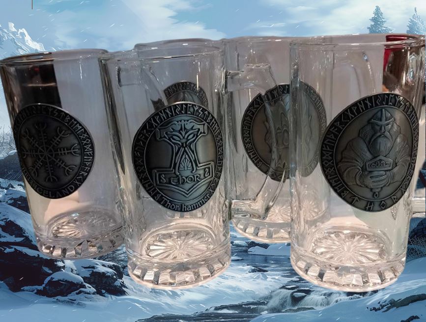 Large Beer Mugs Nordic Design Large Beer Mugs Nordic Design